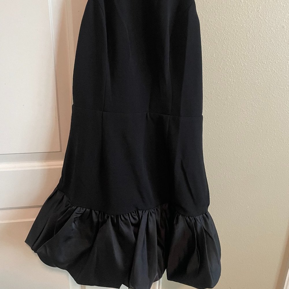 Black dress with skirt